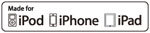 Made for iPod®/iPhone®/iPad®